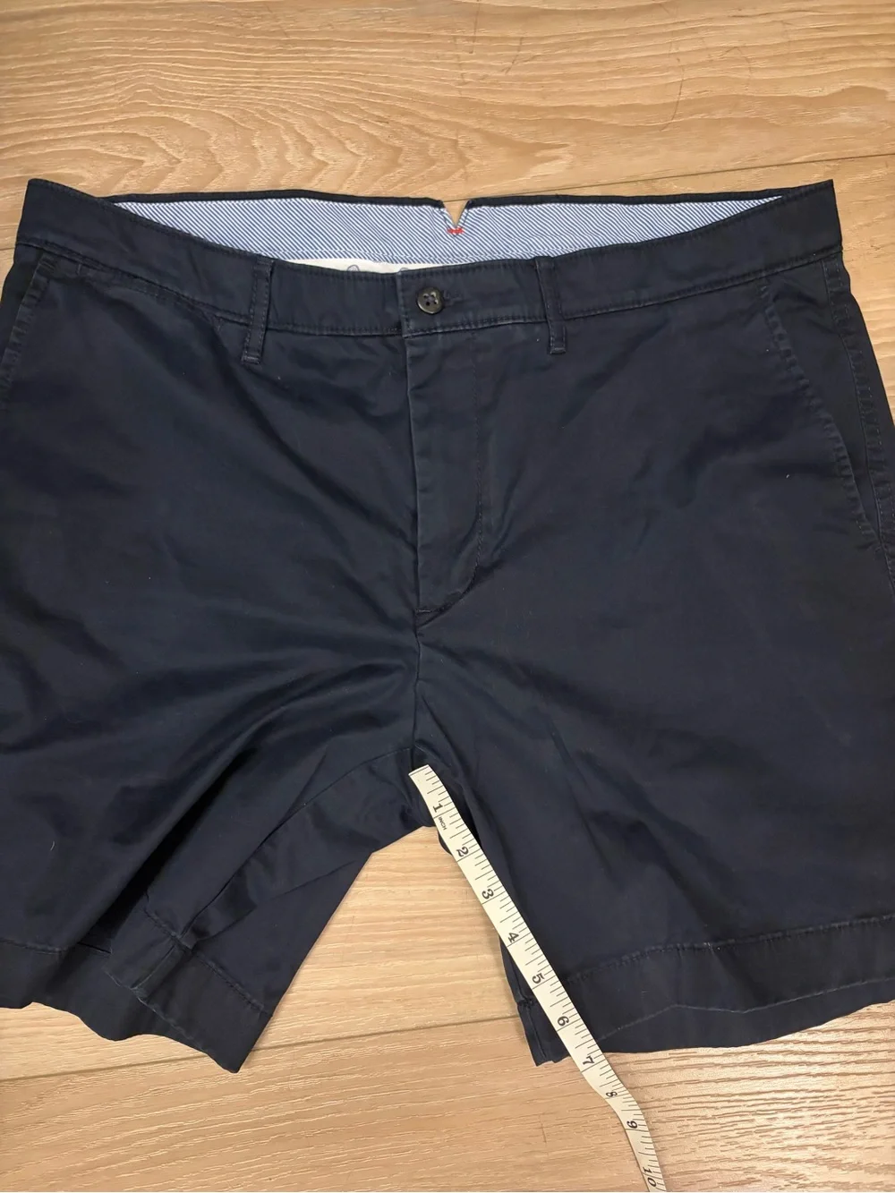 Daniel Cremieux Navy Flat-Front Men's Shorts